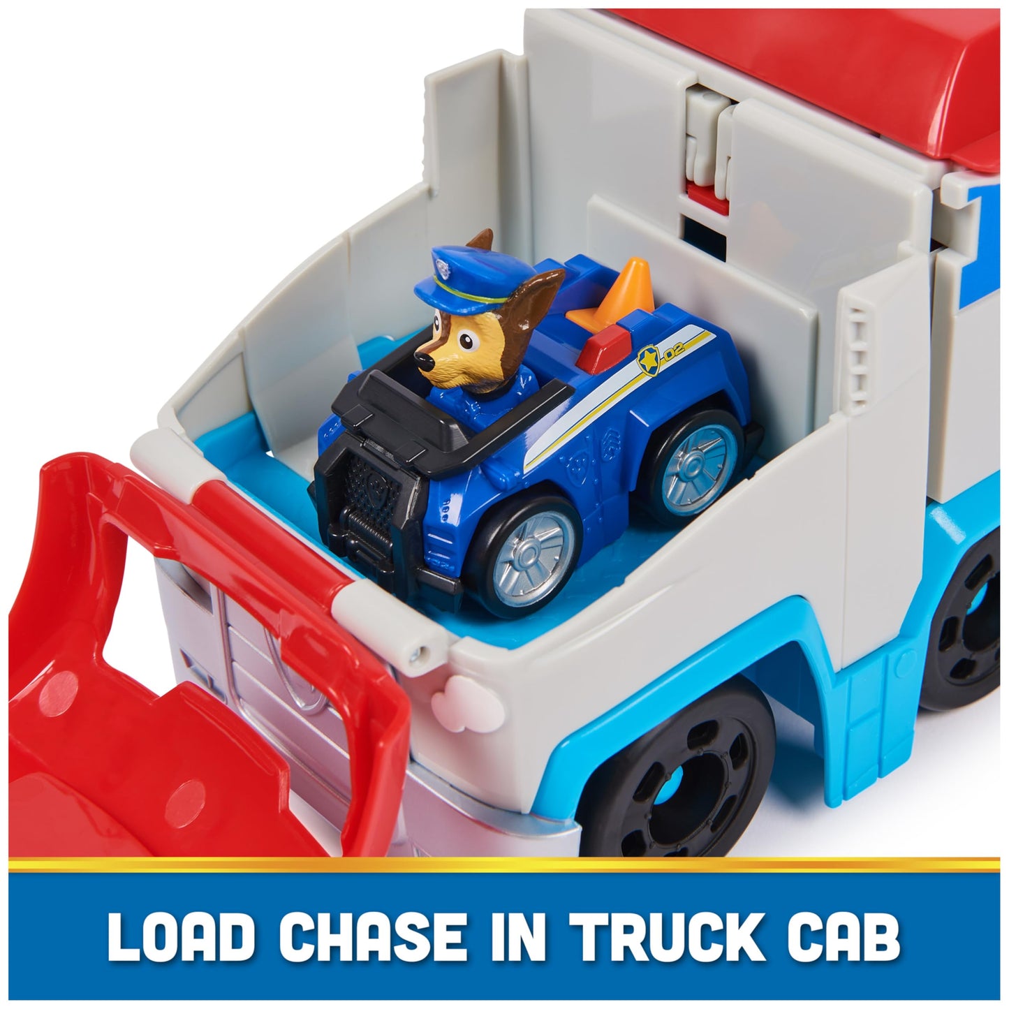 Paw Patrol Pup Squad Patroller with Chase – Transforming Rescue Vehicle Toy