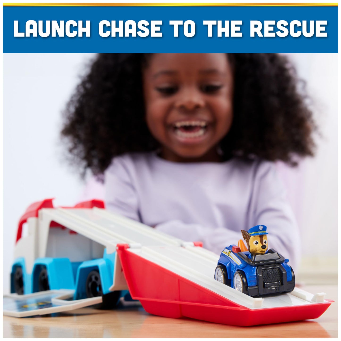 Paw Patrol Pup Squad Patroller with Chase – Transforming Rescue Vehicle Toy