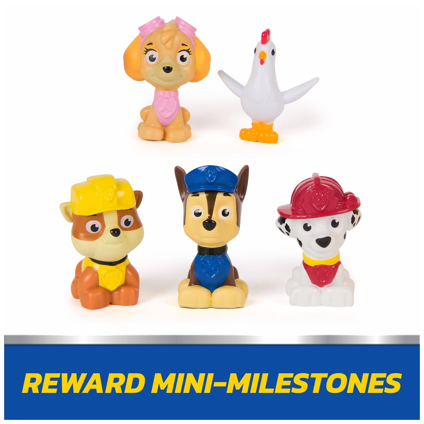 PAW Patrol Rewards Box Gift Pack - 8 Mini Figures, 2 Animal Figures, Pup Squad Racer