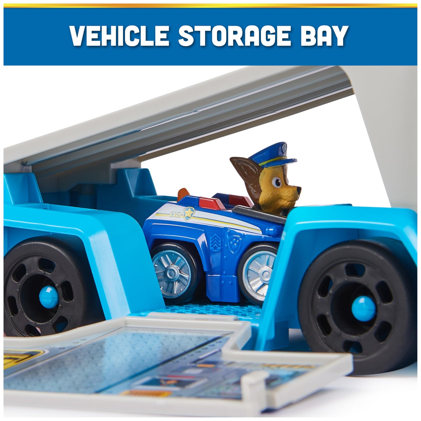 Paw Patrol Pup Squad Patroller with Chase – Transforming Rescue Vehicle Toy