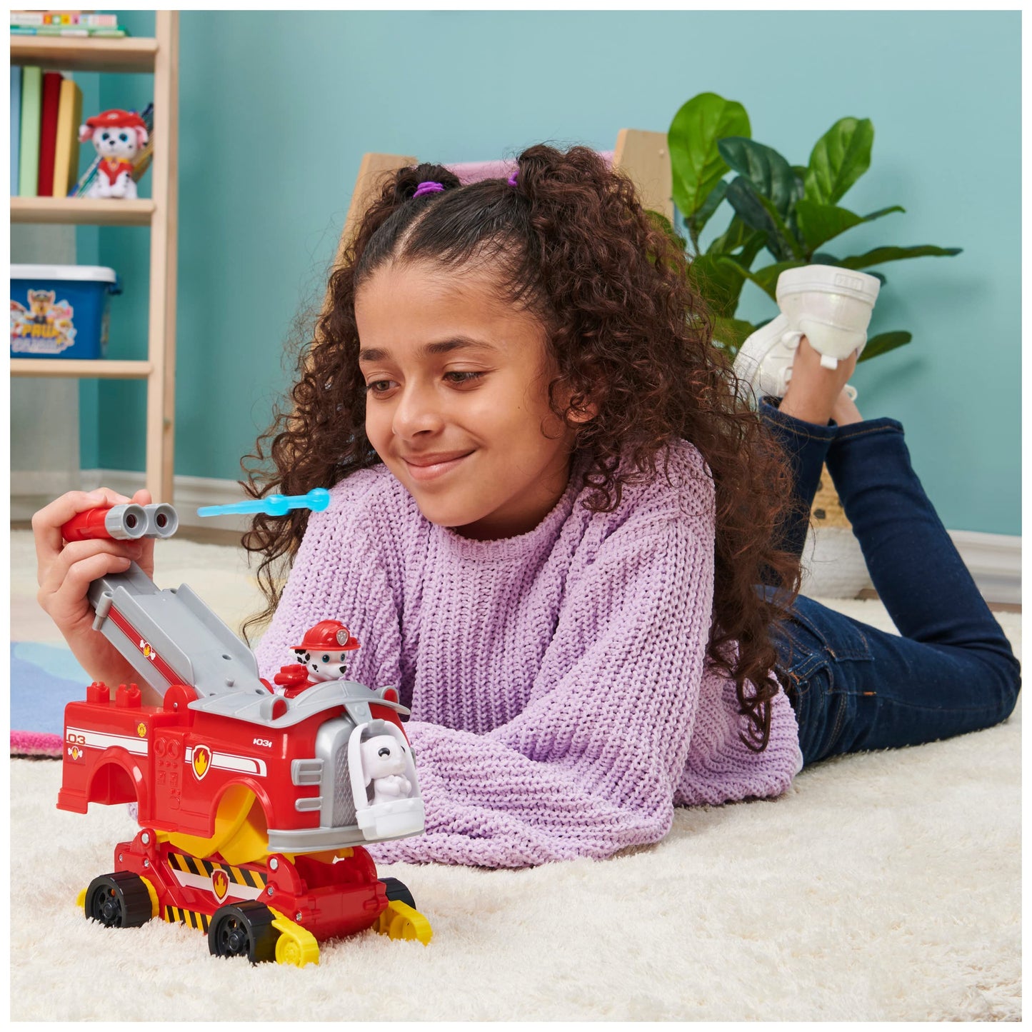 PAW Patrol Marshall Rise and Rescue Vehicle – Transforming Toy Car with Figures & Accessories for Ages 3+