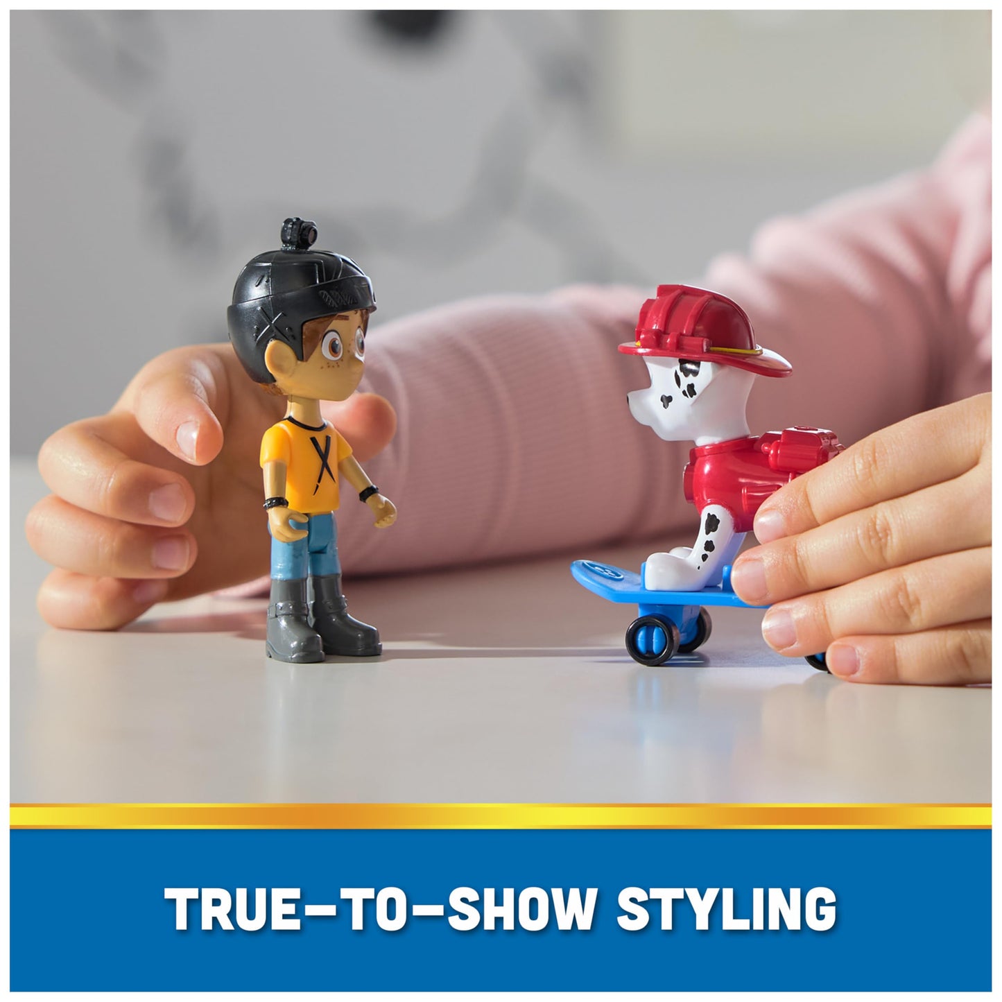 Paw Patrol Marshall & Daring Danny X Figures Set with Skateboard – 3+ Toy Figures