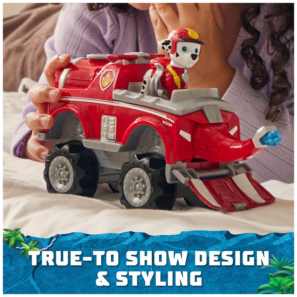 Paw Patrol Jungle Pups: Marshall Elephant Vehicle – Transforming Rescue Toy for Kids 3+