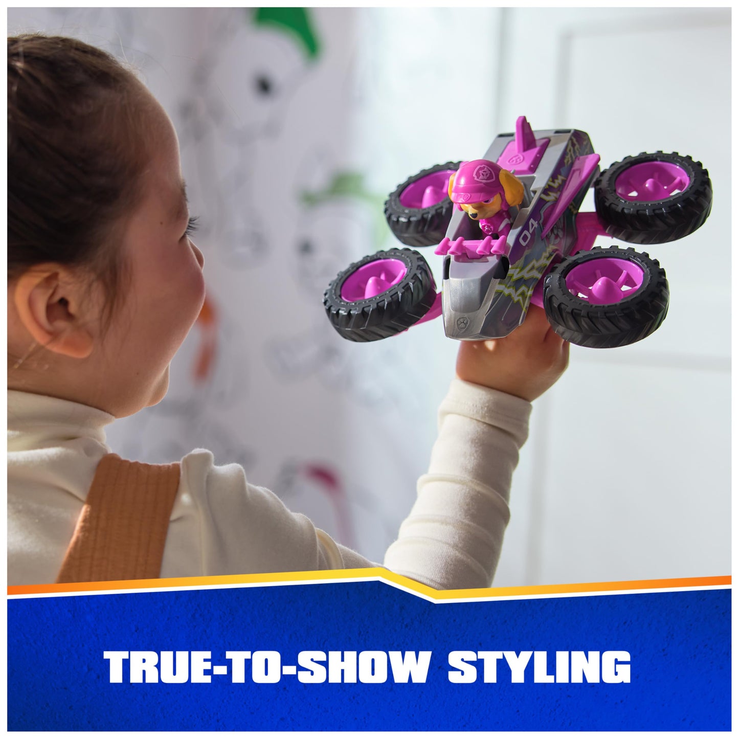 Paw Patrol Rescue Wheels Skye’s Jet – Transforming Monster Truck with Jet Mode and Collectible Figure