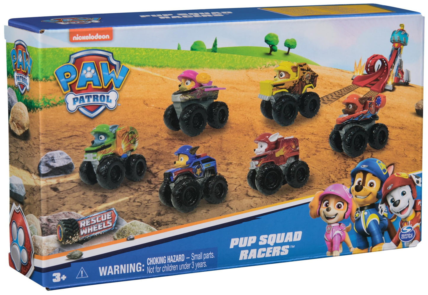PAW Patrol Rescue Wheels: 6-Piece Pup Squad Racers Gift Set