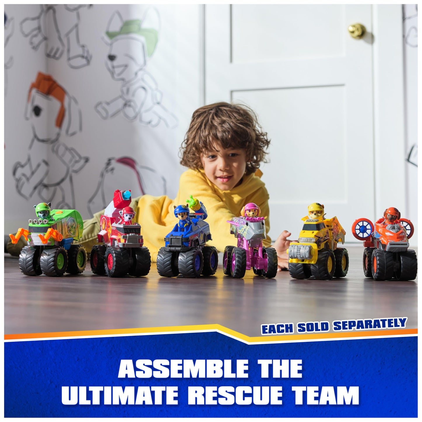 PAW Patrol Rescue Wheels Zuma’s Hovercraft — Toy Truck with Projectile Launcher & Collectible Figure (Ages 3+)