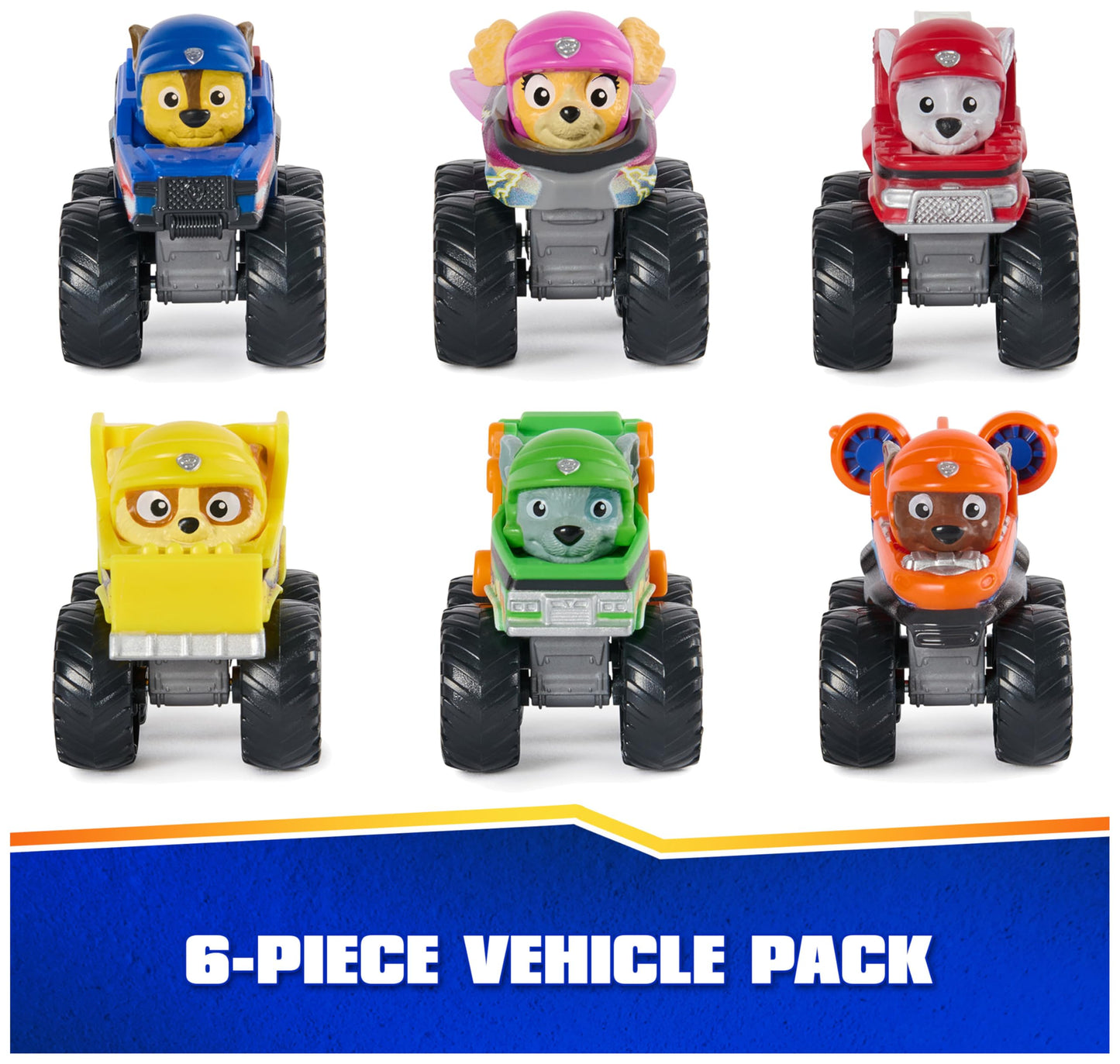 PAW Patrol Rescue Wheels: 6-Piece Pup Squad Racers Gift Set