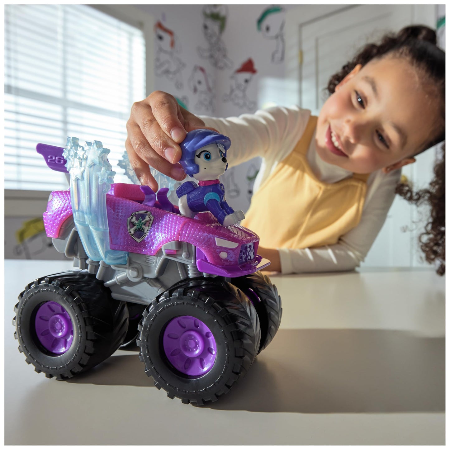 Paw Patrol Rescue Wheels Roxi Monster Truck with Transformation & Figure
