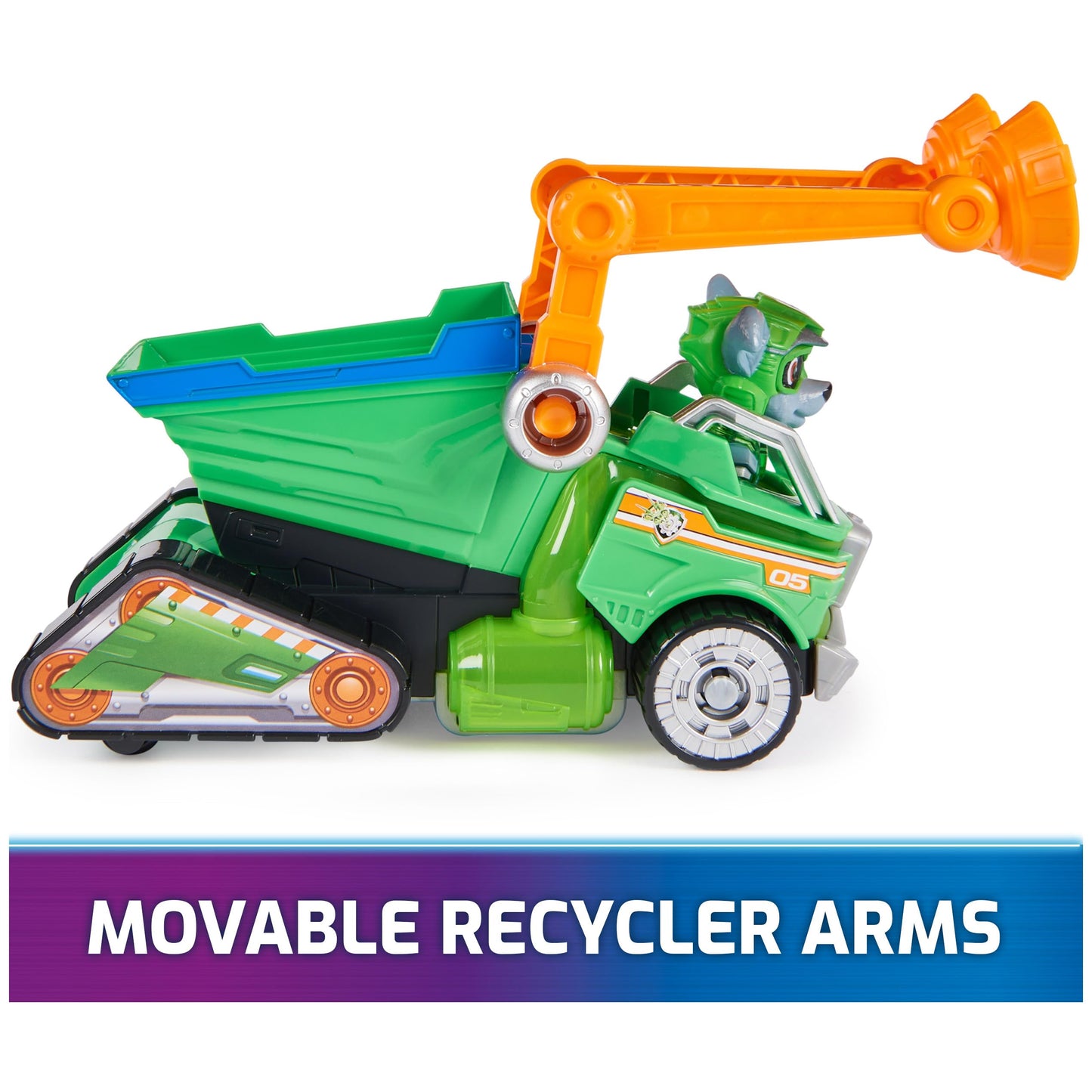 Paw Patrol: The Mighty Movie Rocky Recycling Truck with Lights & Sounds