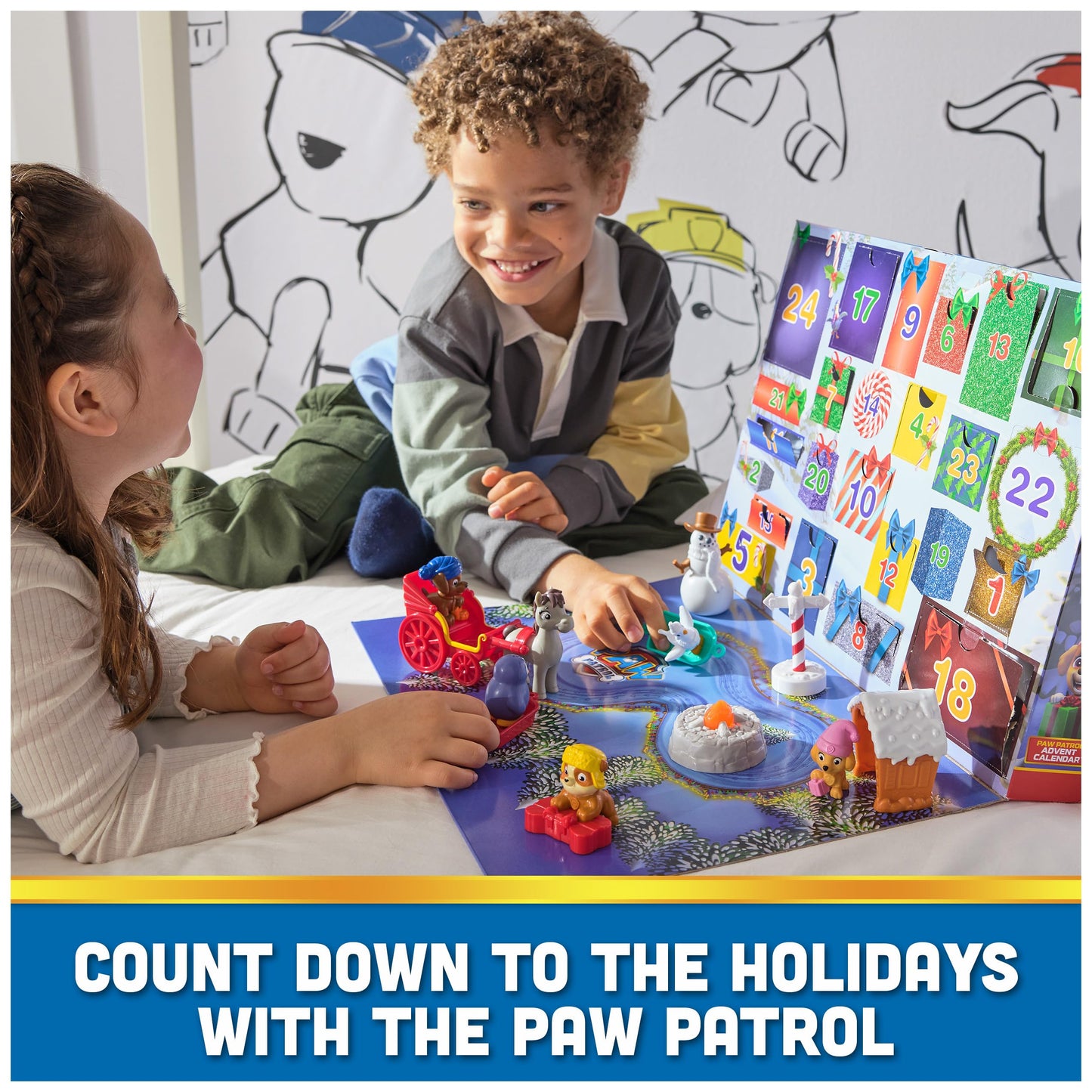 PAW Patrol 2024 Advent Calendar – 24 Surprises, Figures & Accessories for Ages 3+