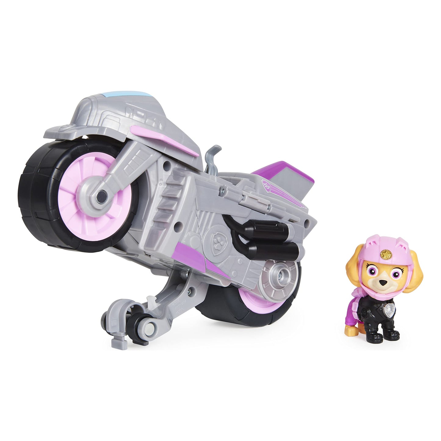 Paw Patrol Moto Pups Skye’s Deluxe Pull-Back Motorcycle with Wheelie Feature