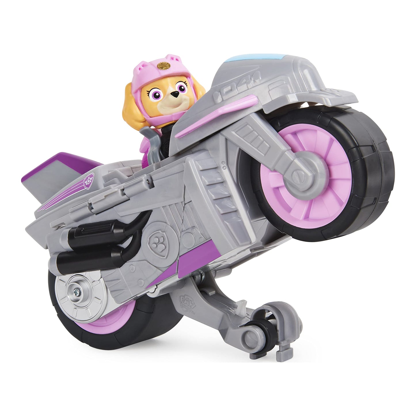 Paw Patrol Moto Pups Skye’s Deluxe Pull-Back Motorcycle with Wheelie Feature
