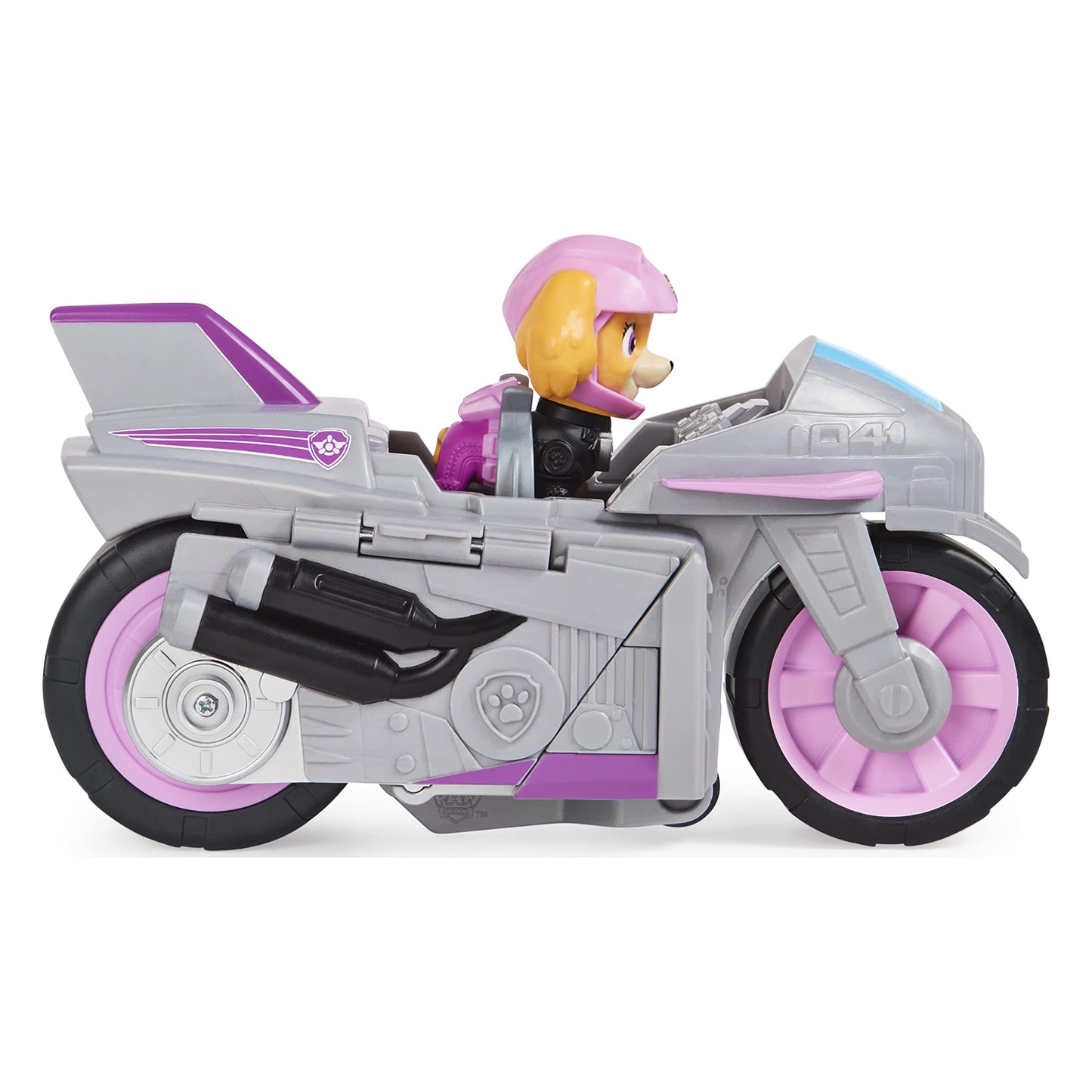 Paw Patrol Moto Pups Skye’s Deluxe Pull-Back Motorcycle with Wheelie Feature