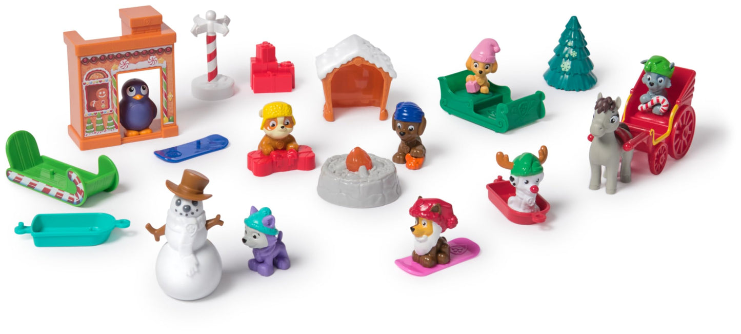 PAW Patrol 2024 Advent Calendar – 24 Surprises, Figures & Accessories for Ages 3+