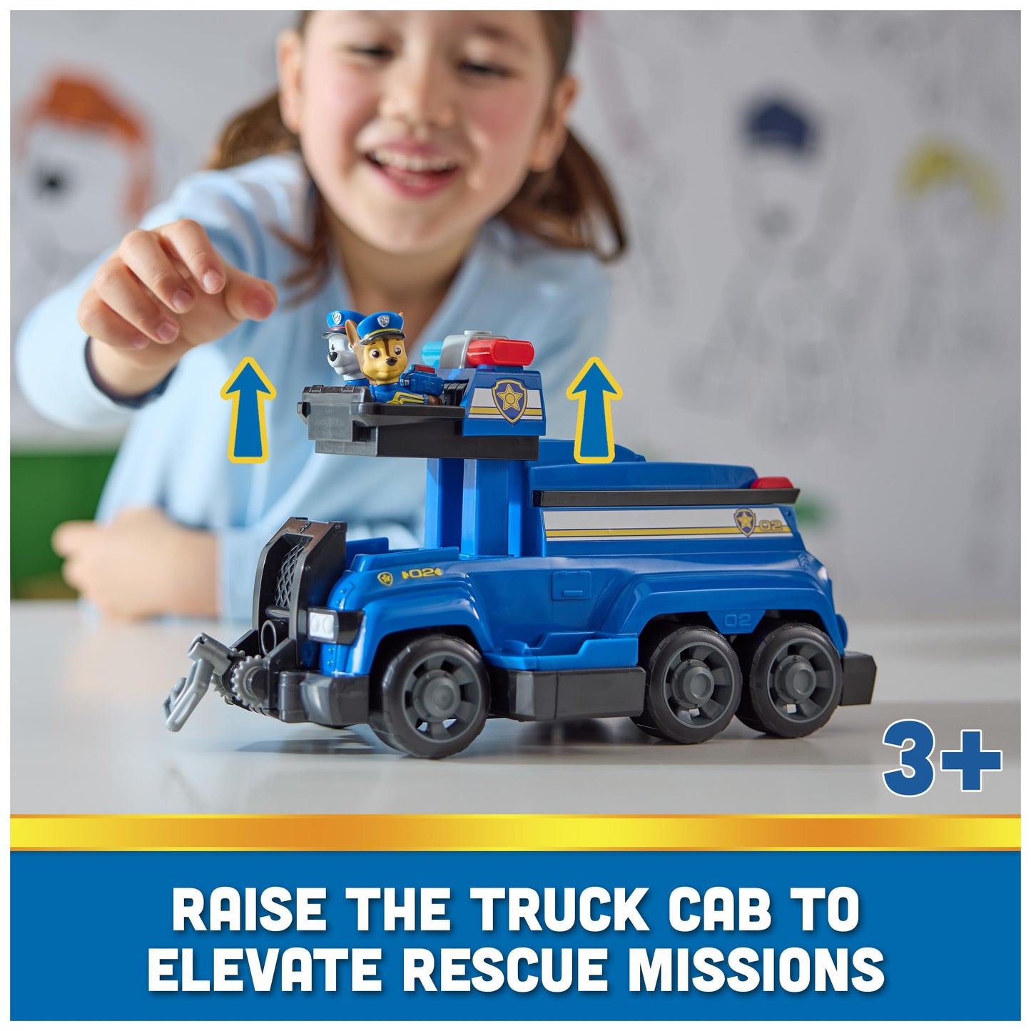 PAW Patrol Team Cruiser — Large 10-Inch Vehicle with 6 Exclusive Figures (Chase, Marshall, Skye, Rubble, Rocky & Zuma)