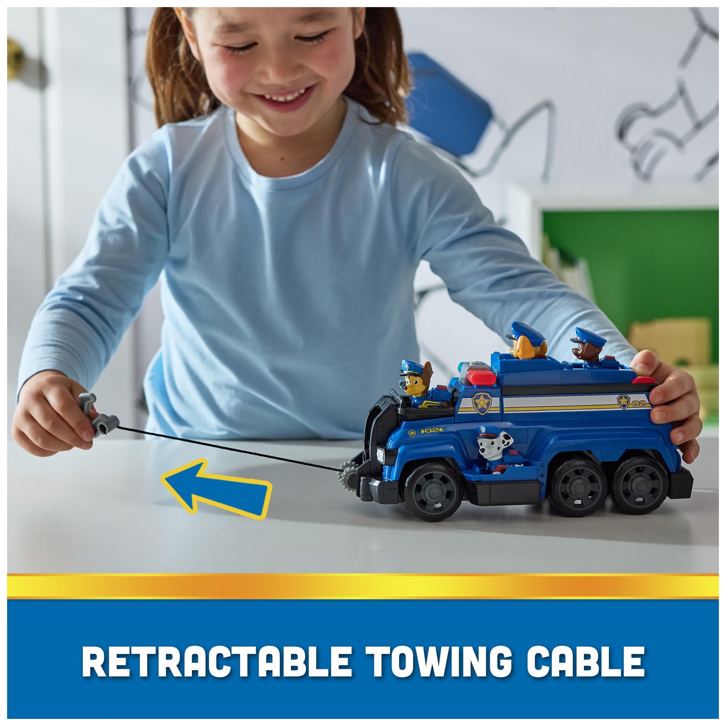 PAW Patrol Team Cruiser — Large 10-Inch Vehicle with 6 Exclusive Figures (Chase, Marshall, Skye, Rubble, Rocky & Zuma)