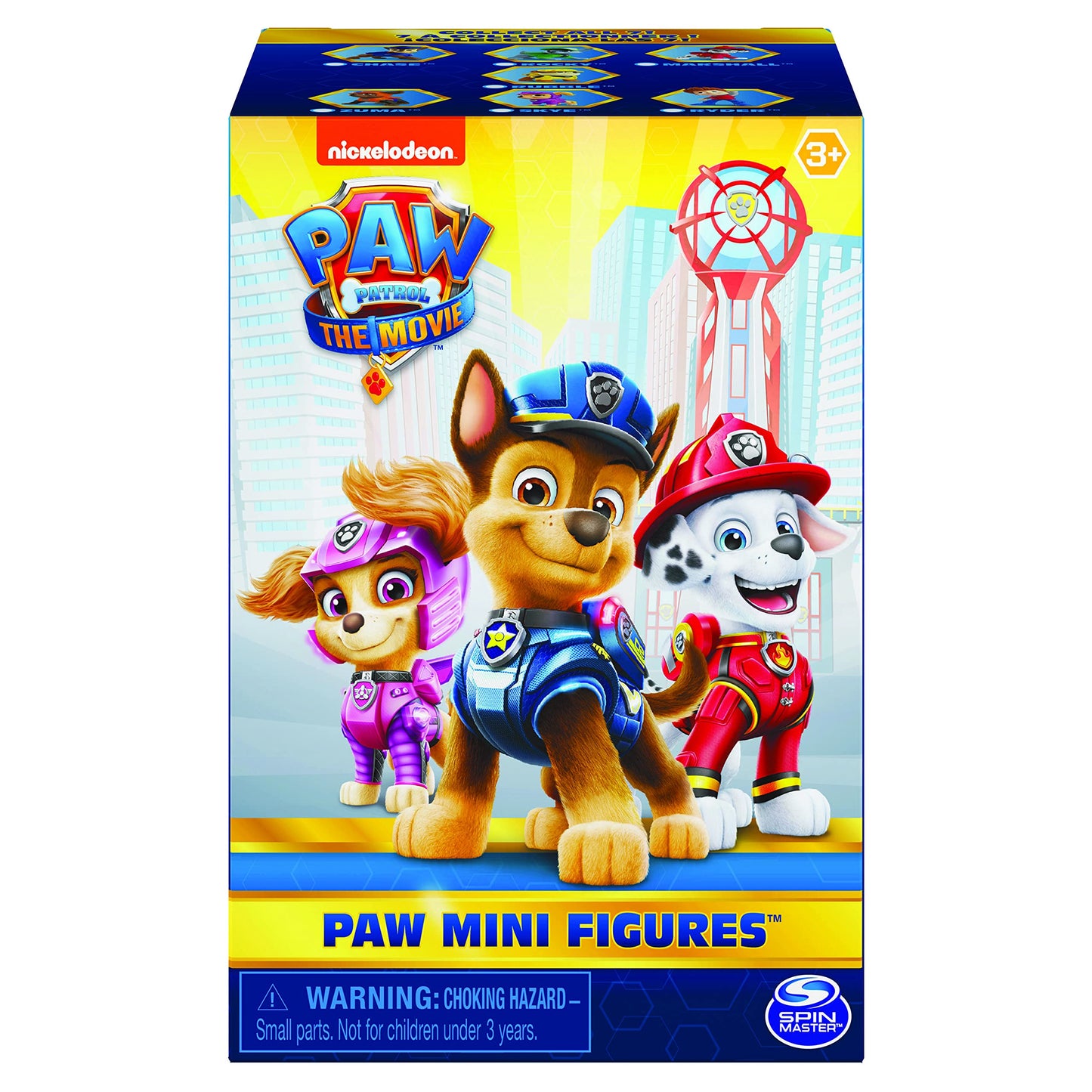 Paw Patrol: The Movie - Mini Figures Assortment | Collectible Pups & Tower