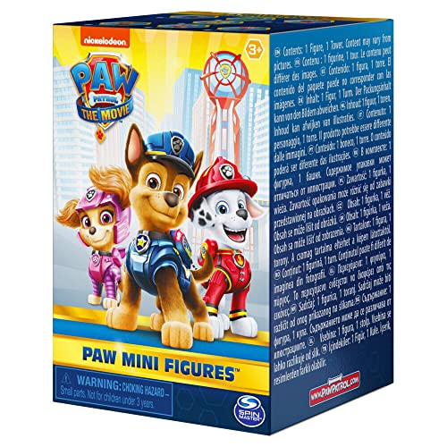 Paw Patrol: The Movie - Mini Figures Assortment | Collectible Pups & Tower