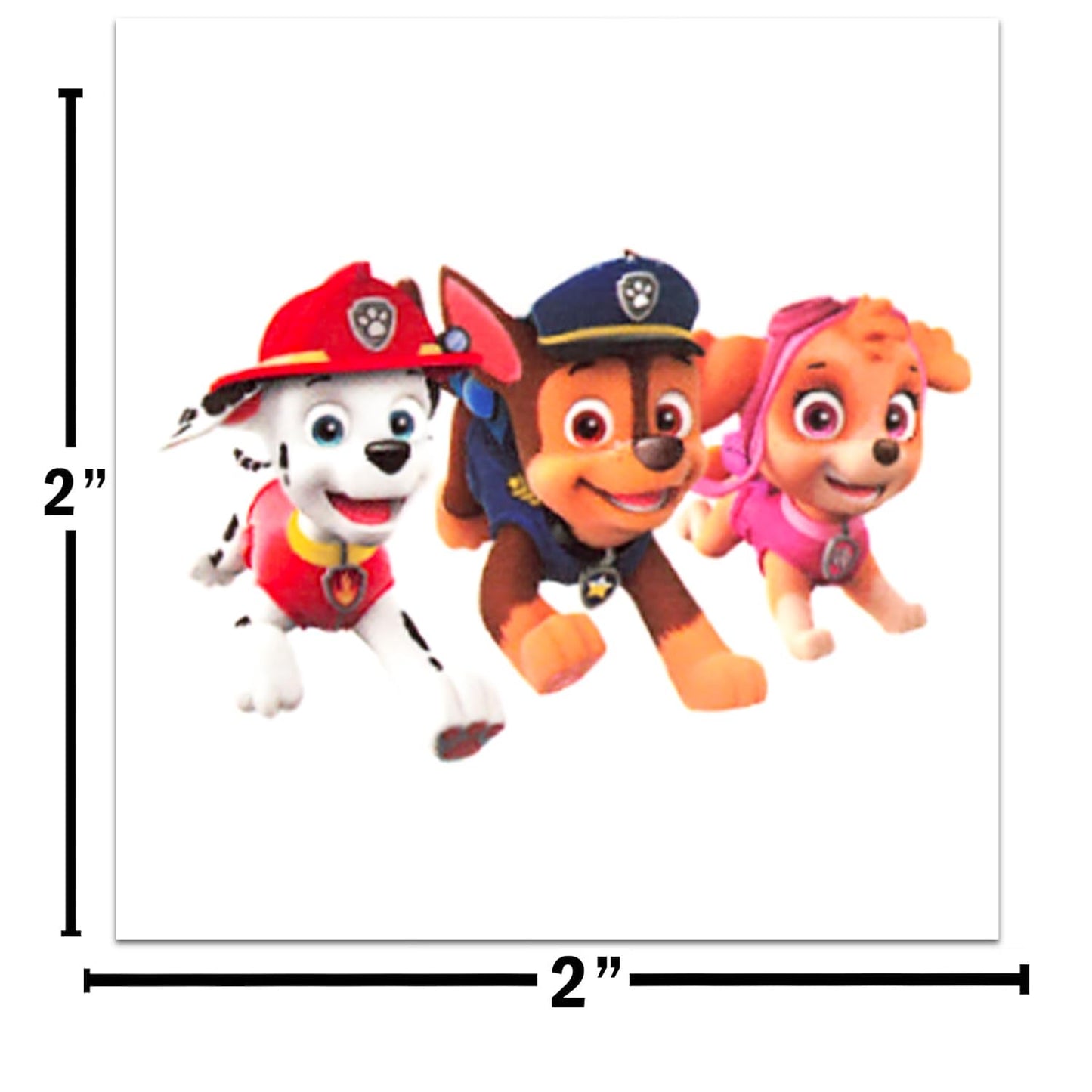 Paw Patrol Valentine's Day Classroom Gift Exchange - 24-Student Bundle with Tattoos, Goodie Bags & To/From Stickers