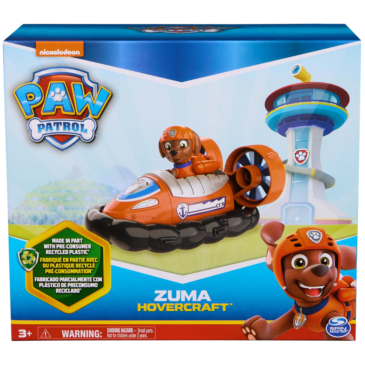 Paw Patrol Zuma’s Hovercraft – Eco-Friendly Toy Vehicle with Collectible Figure