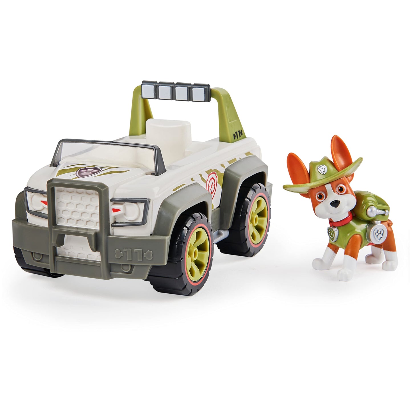 PAW Patrol Tracker’s Jungle Cruiser Vehicle with Collectible Figure – for Kids 3+