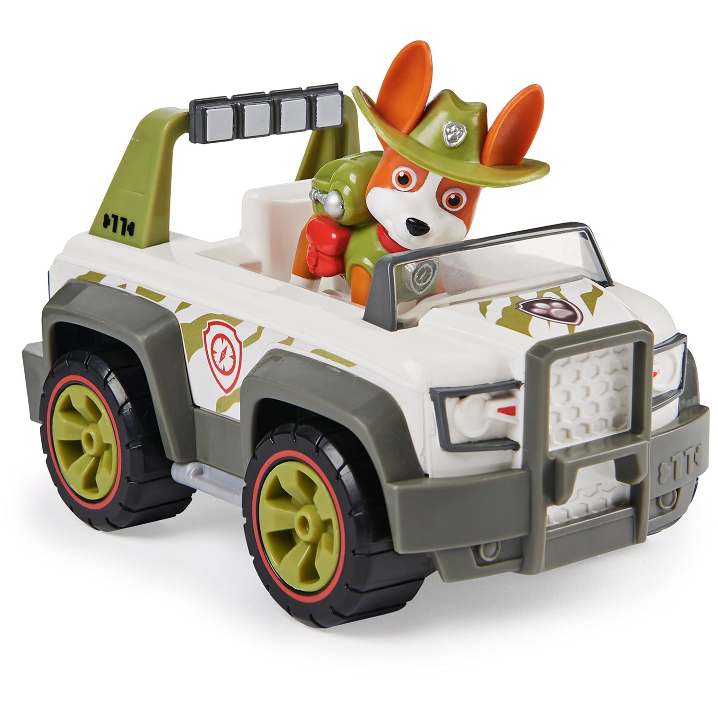 PAW Patrol Tracker’s Jungle Cruiser Vehicle with Collectible Figure – for Kids 3+