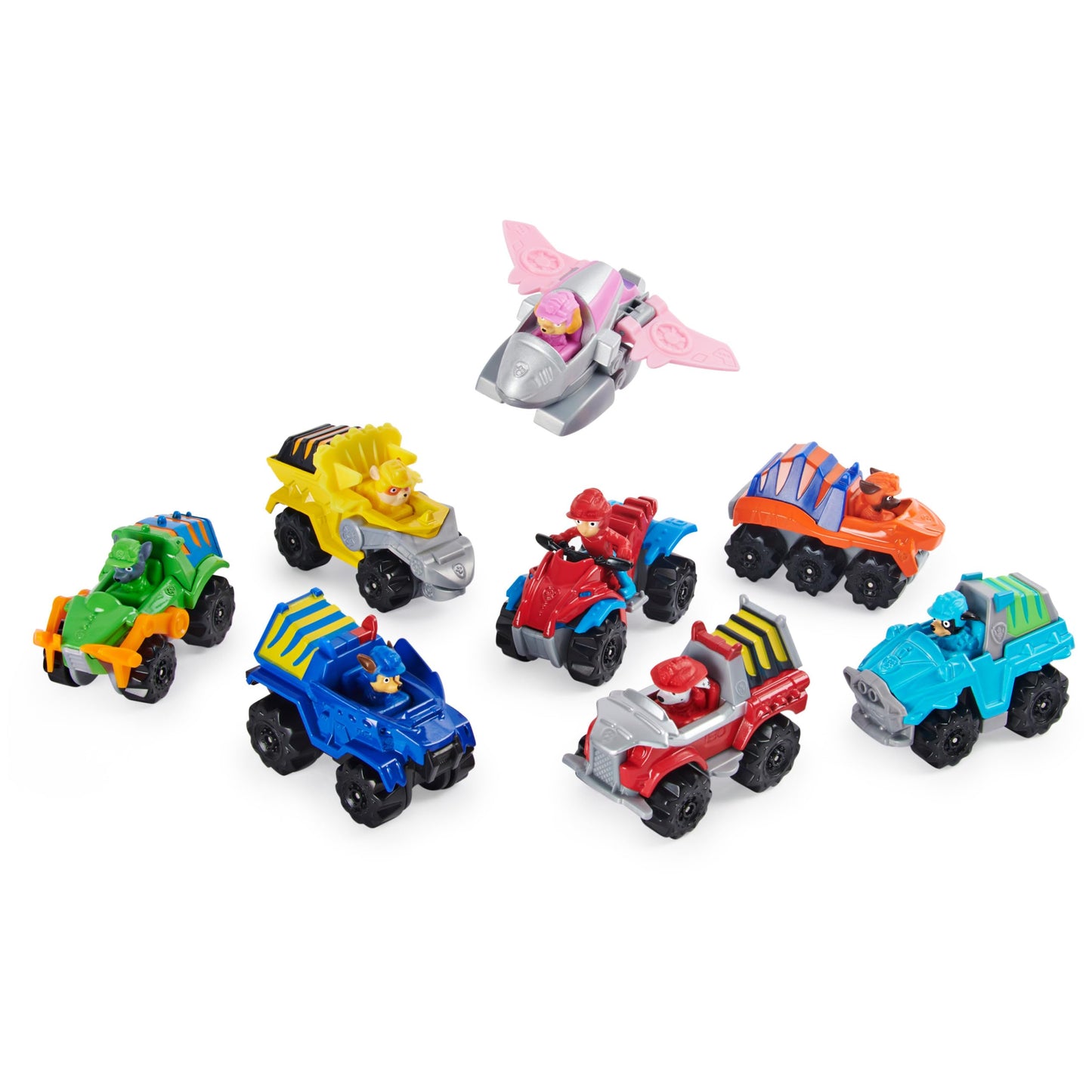 Paw Patrol True Metal Dino Rescue Gift Pack – 8 Die-Cast Vehicles, 1:55 Scale