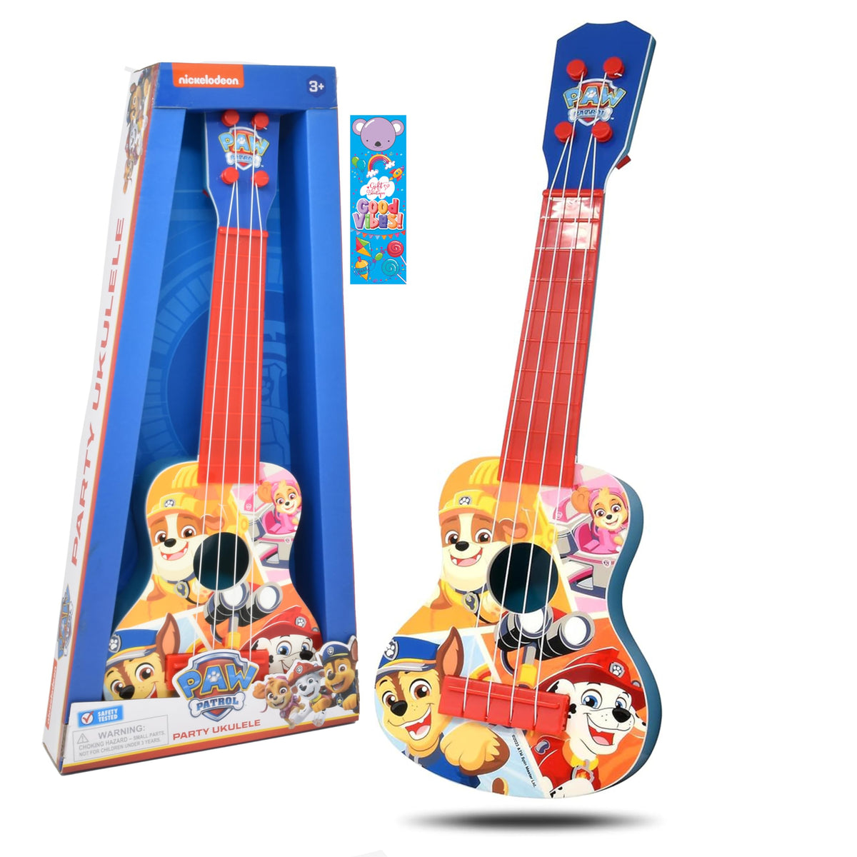 Paw Patrol 4-String Kids Ukulele – Toddler-Friendly Beginner Guitar