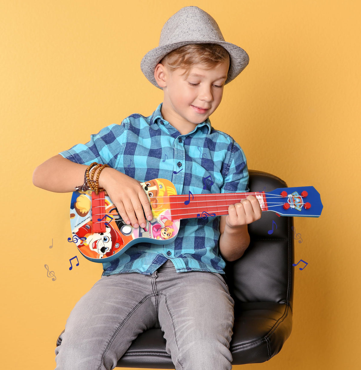 Paw Patrol 4-String Kids Ukulele – Toddler-Friendly Beginner Guitar