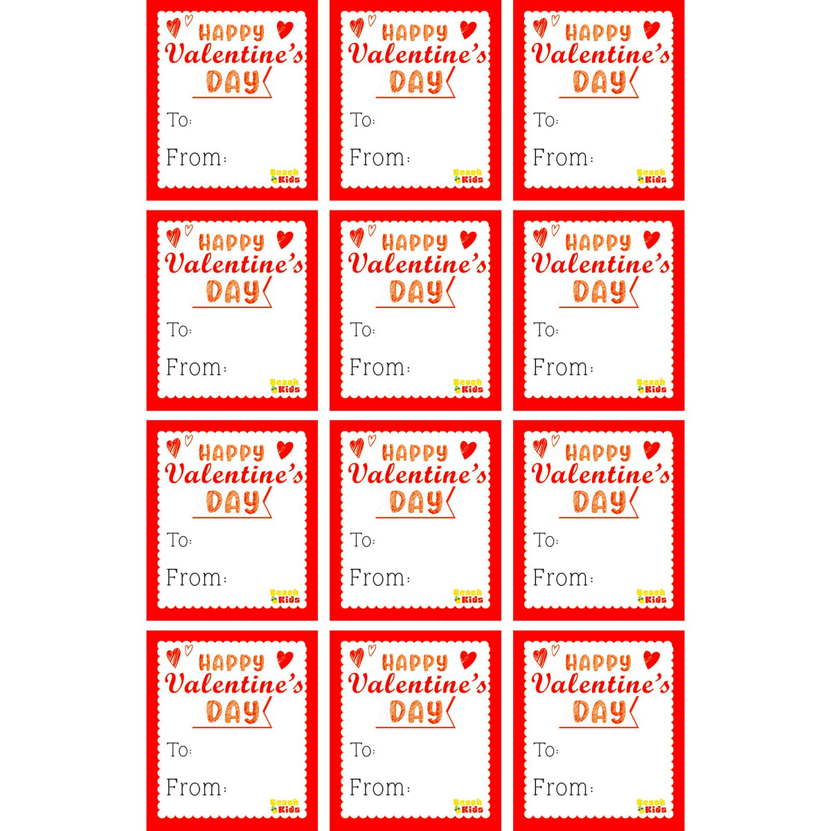Paw Patrol Valentine's Day Classroom Gift Exchange - 24-Student Bundle with Tattoos, Goodie Bags & To/From Stickers