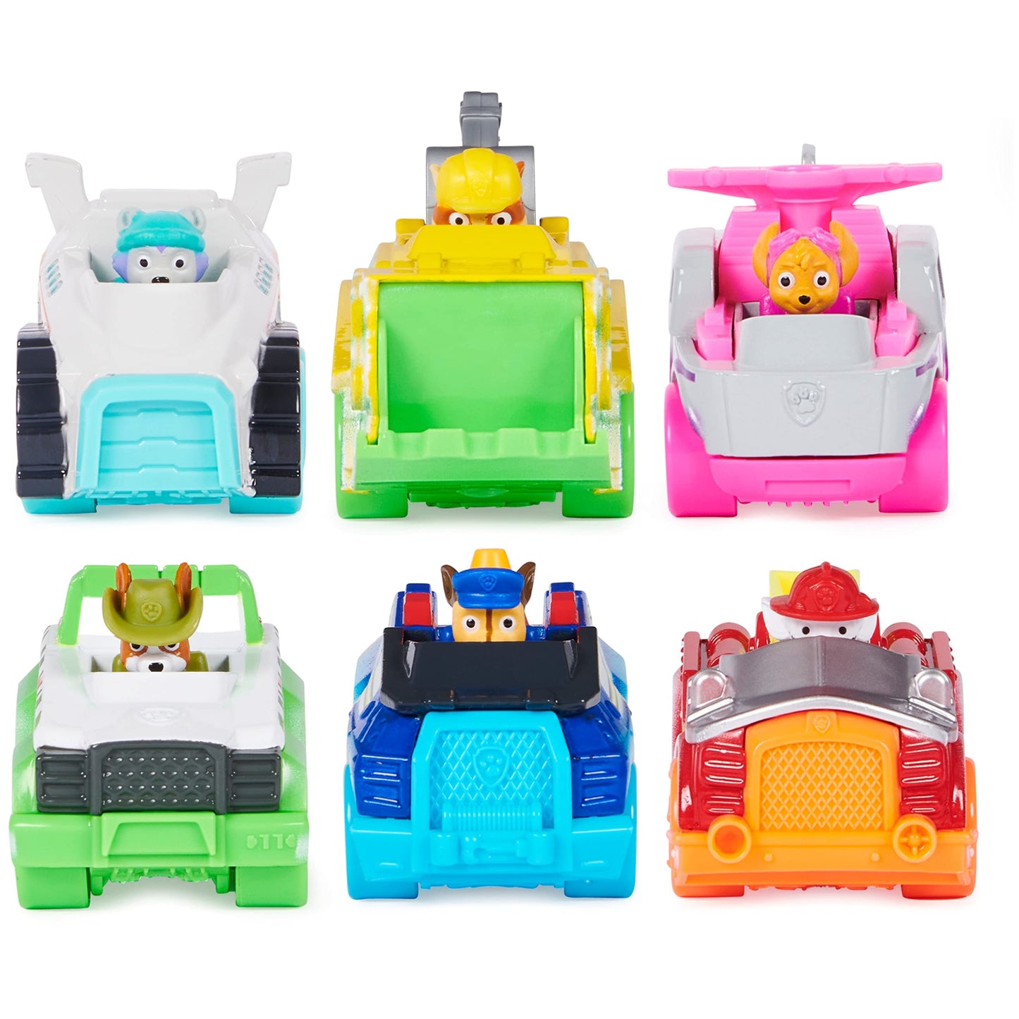 Paw Patrol True Metal Neon Rescue Vehicle Gift Pack – 6 Die-Cast 1:55 Scale