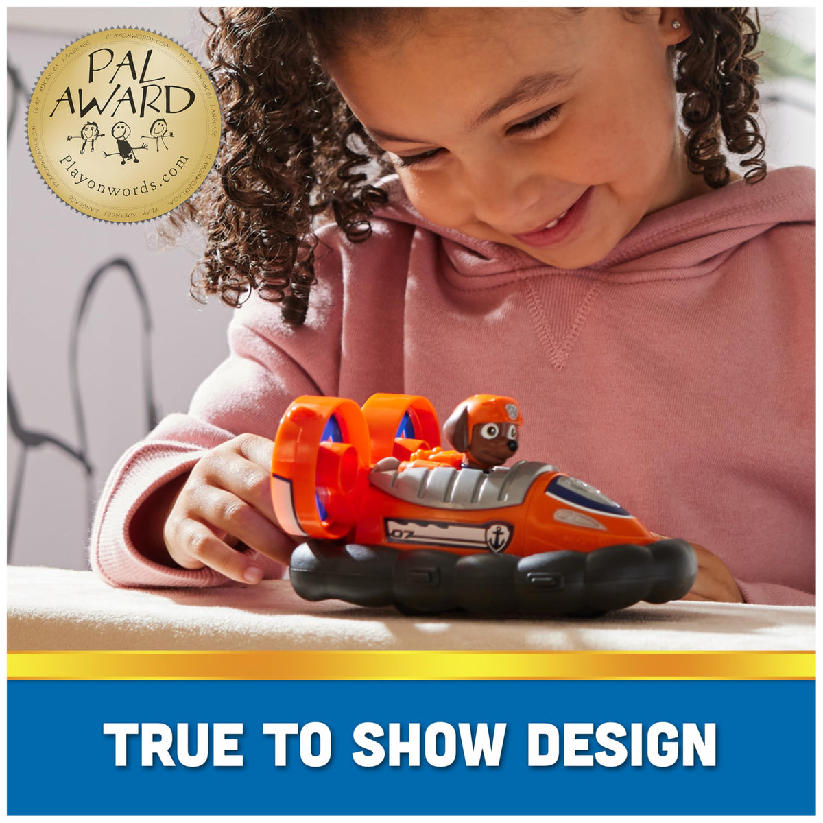 Paw Patrol Zuma’s Hovercraft – Eco-Friendly Toy Vehicle with Collectible Figure