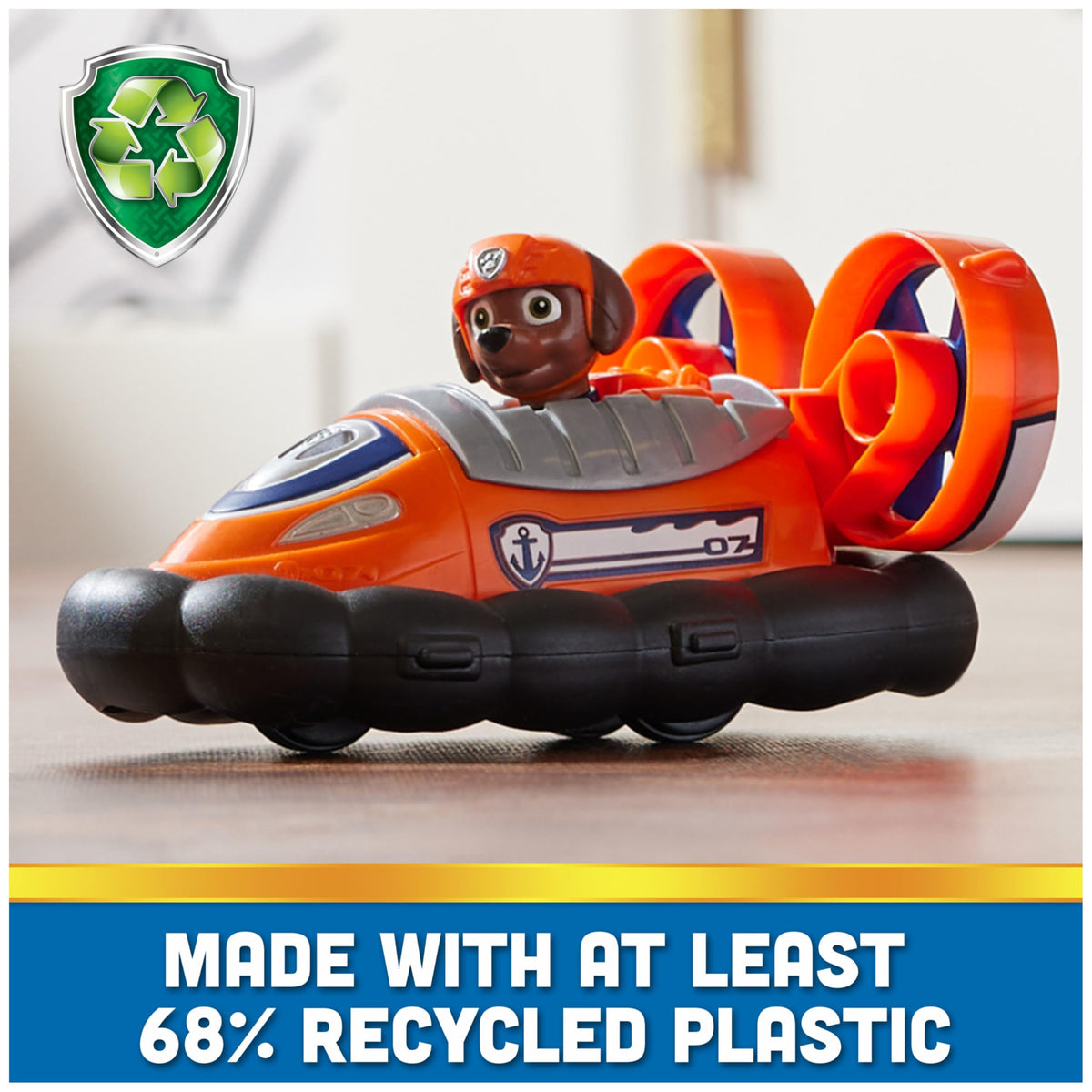 Paw Patrol Zuma’s Hovercraft – Eco-Friendly Toy Vehicle with Collectible Figure