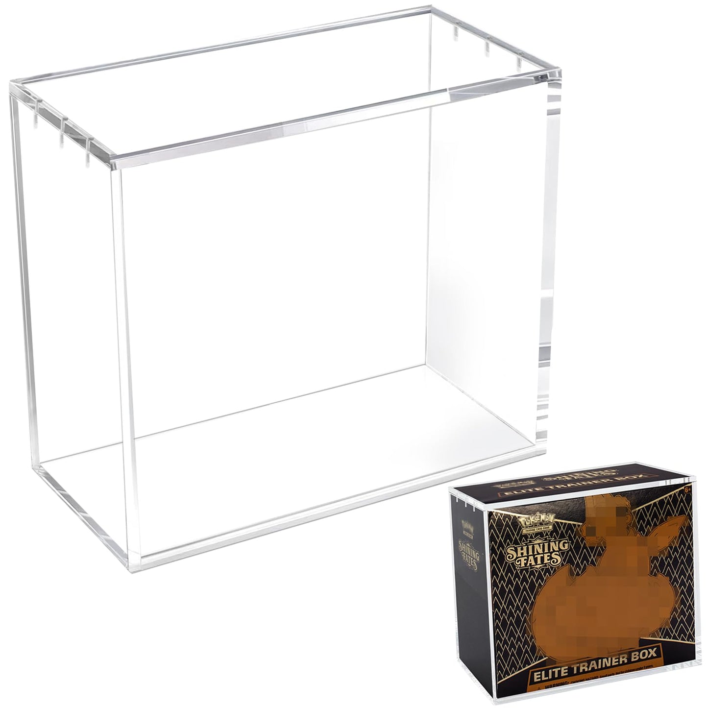 Paxato ETB Protector Case – Acrylic Elite Trainer Box Protector with Magnetic Closure | Clear Display Case