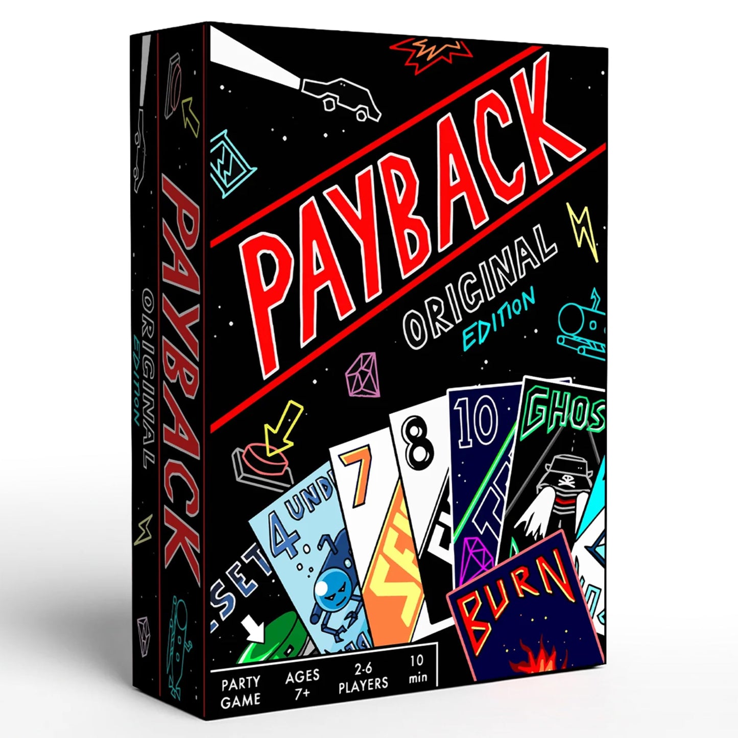 PAYBACK Original Edition – Fast-Paced Family Card Game with Betrayal, Strategy & Chaos for Teens & Adults