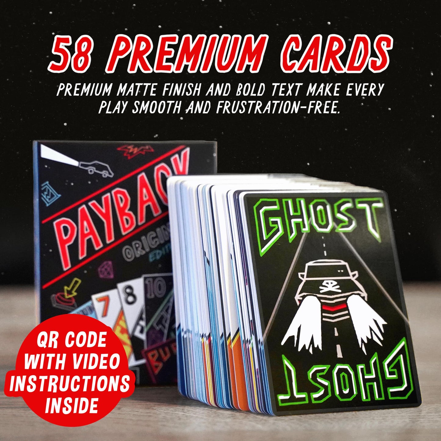 PAYBACK Original Edition – Fast-Paced Family Card Game with Betrayal, Strategy & Chaos for Teens & Adults