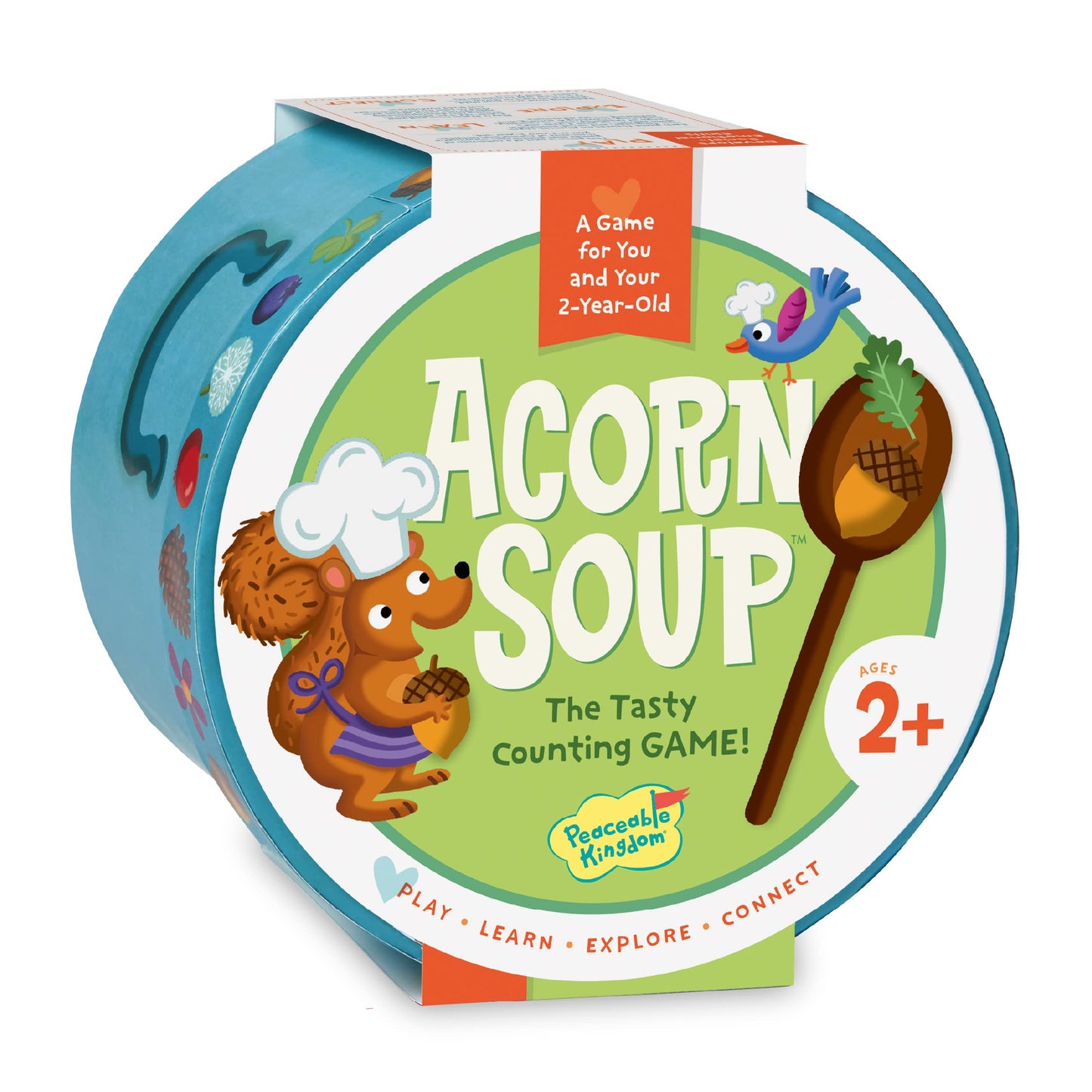 Peaceable Kingdom Acorn Soup Game – Educational Toddler Game with Instructions & Parent Guide | Ages 2+