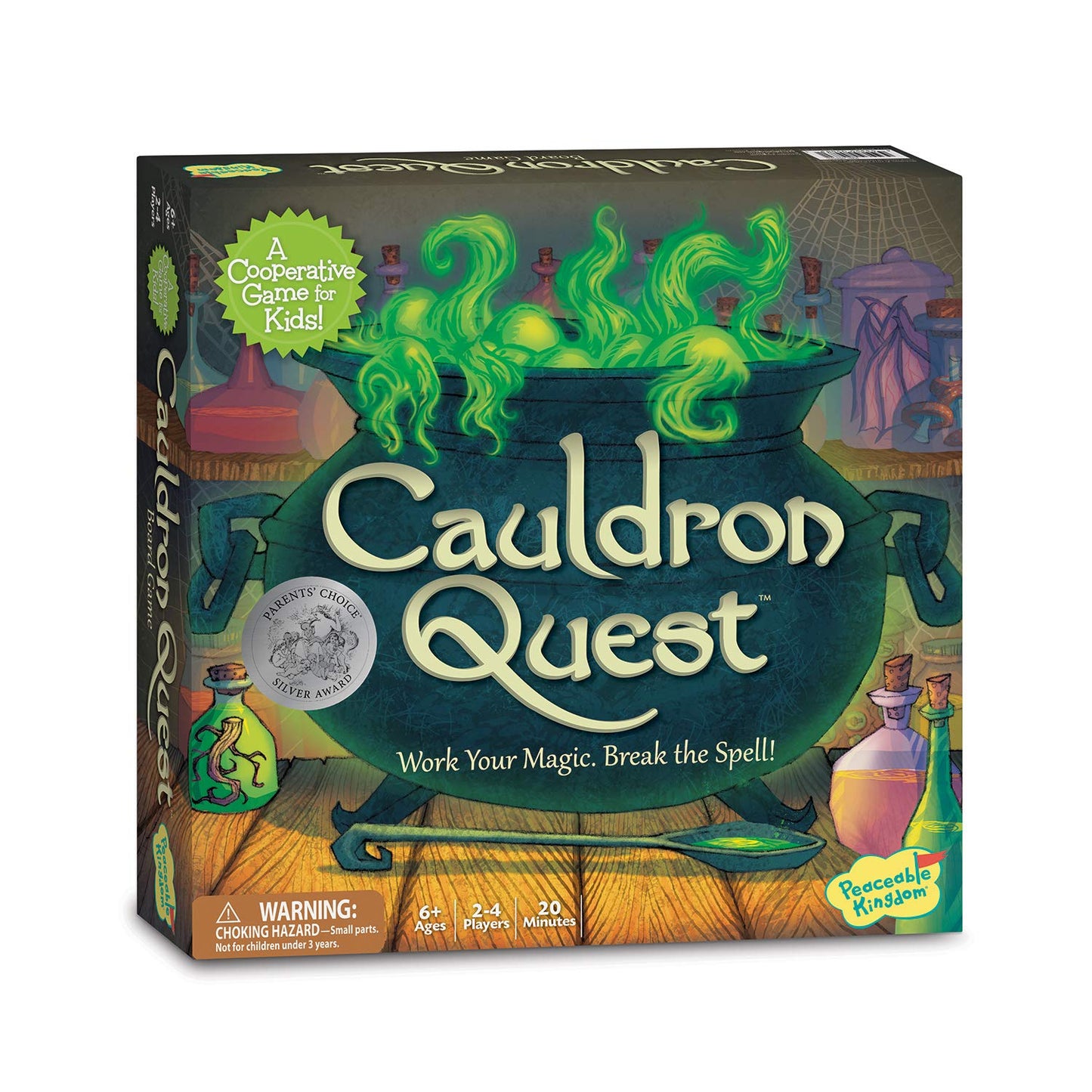 Peaceable Kingdom Cauldron Quest: Cooperative Potions & Spells Game for Kids
