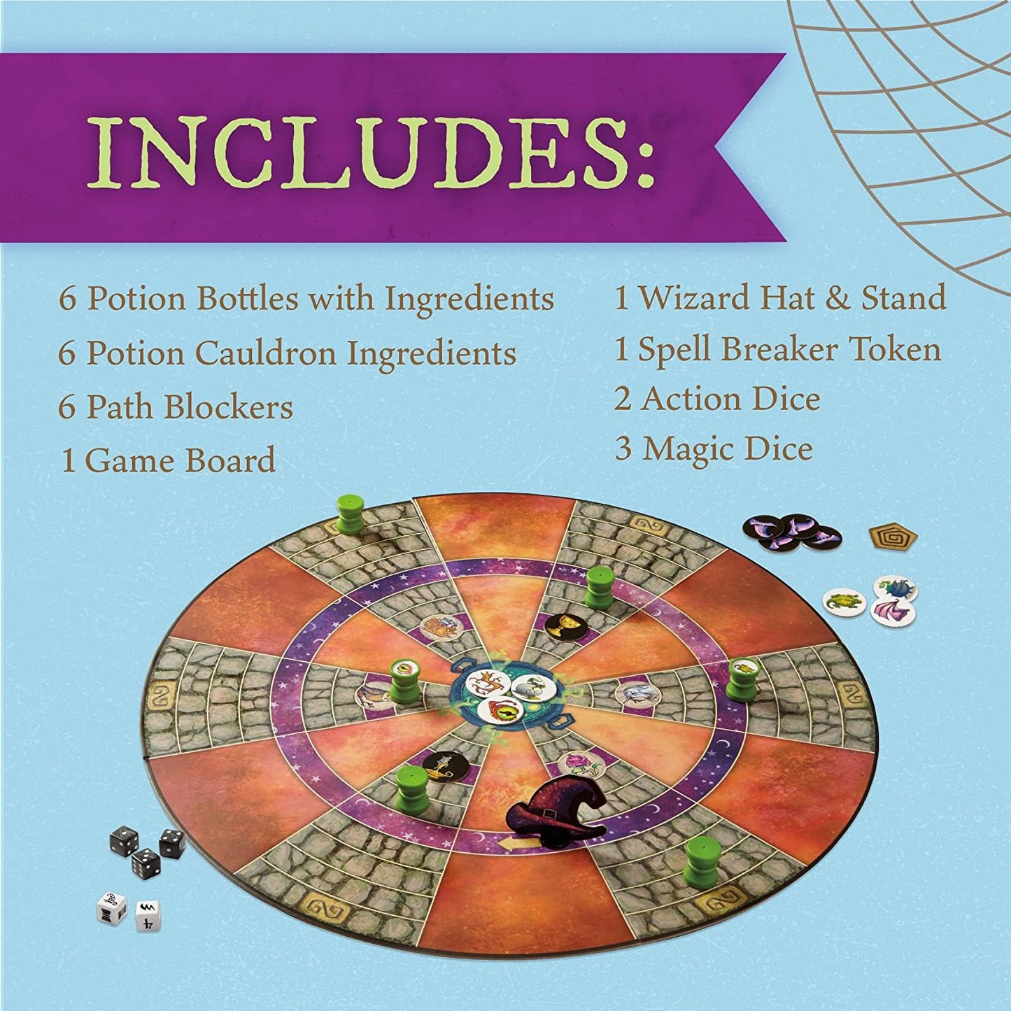 Peaceable Kingdom Cauldron Quest: Cooperative Potions & Spells Game for Kids