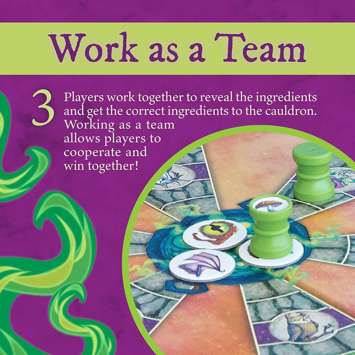 Peaceable Kingdom Cauldron Quest: Cooperative Potions & Spells Game for Kids