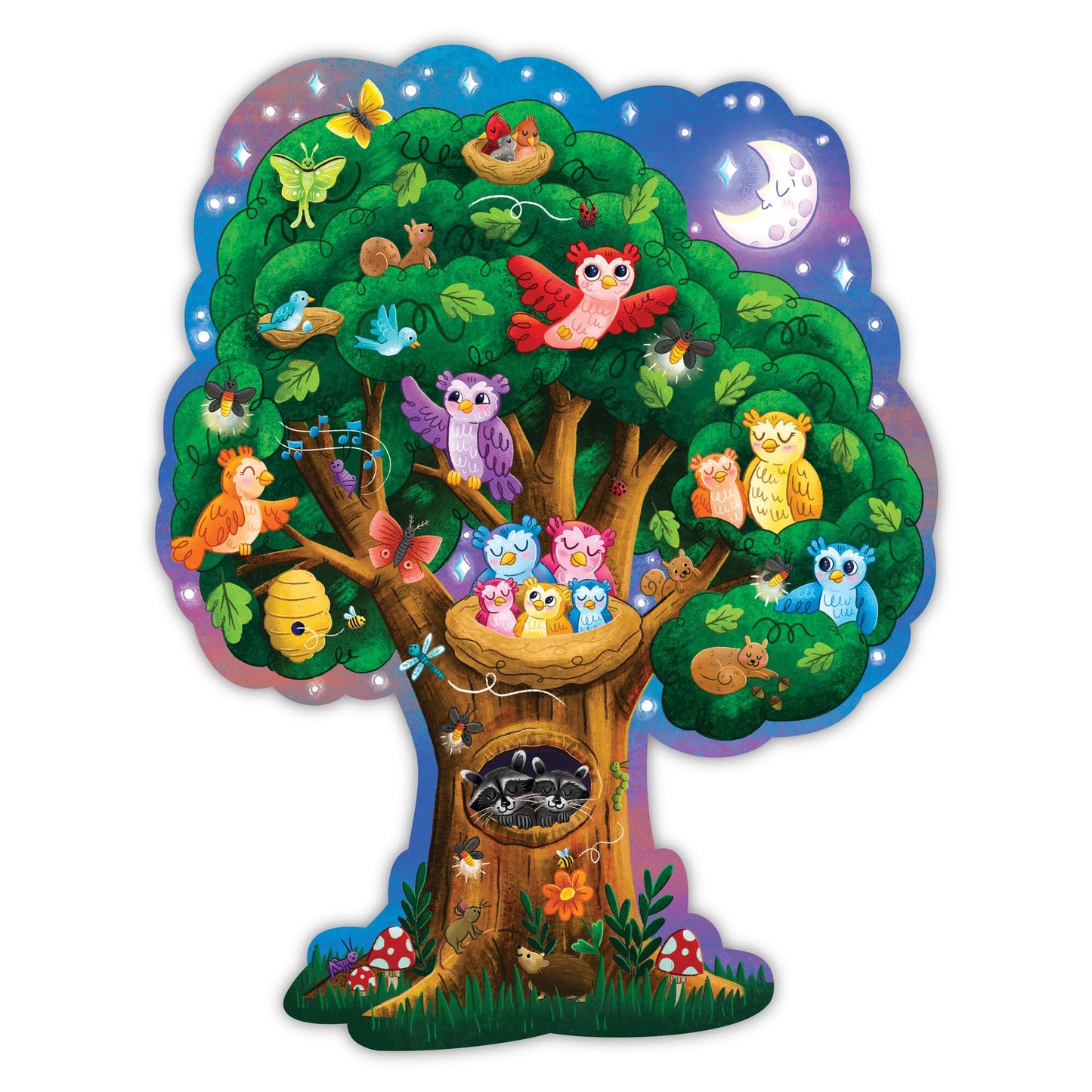 Peaceable Kingdom Hoot Owl Floor Puzzle – Giant Floor Puzzle for Kids Ages 5+ & Classrooms