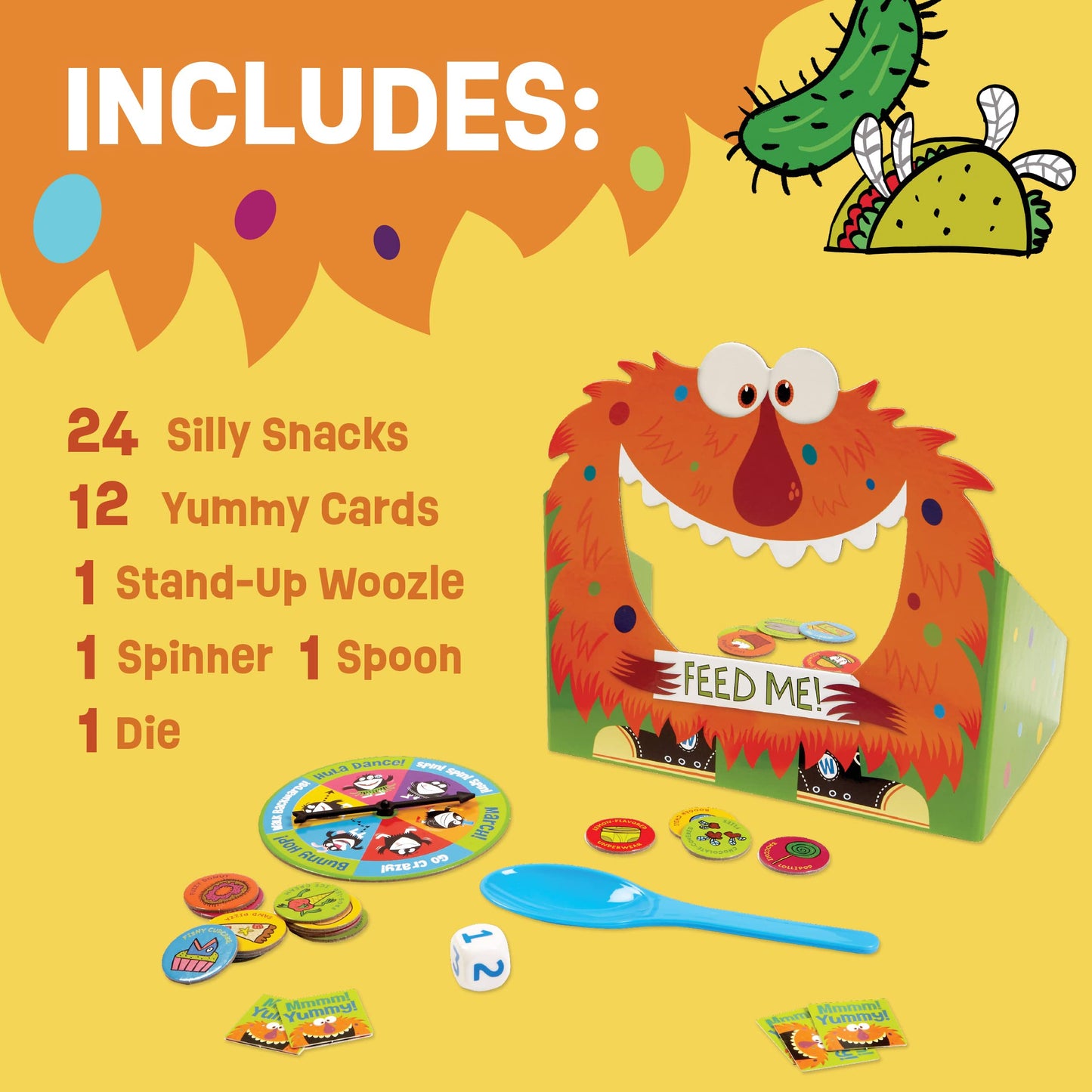 Peaceable Kingdom Feed The Woozle Cooperative Game for 2–5 Kids (Ages 3+)