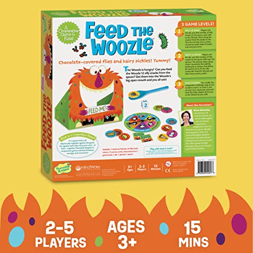 Peaceable Kingdom Feed The Woozle Cooperative Game for 2–5 Kids (Ages 3+)