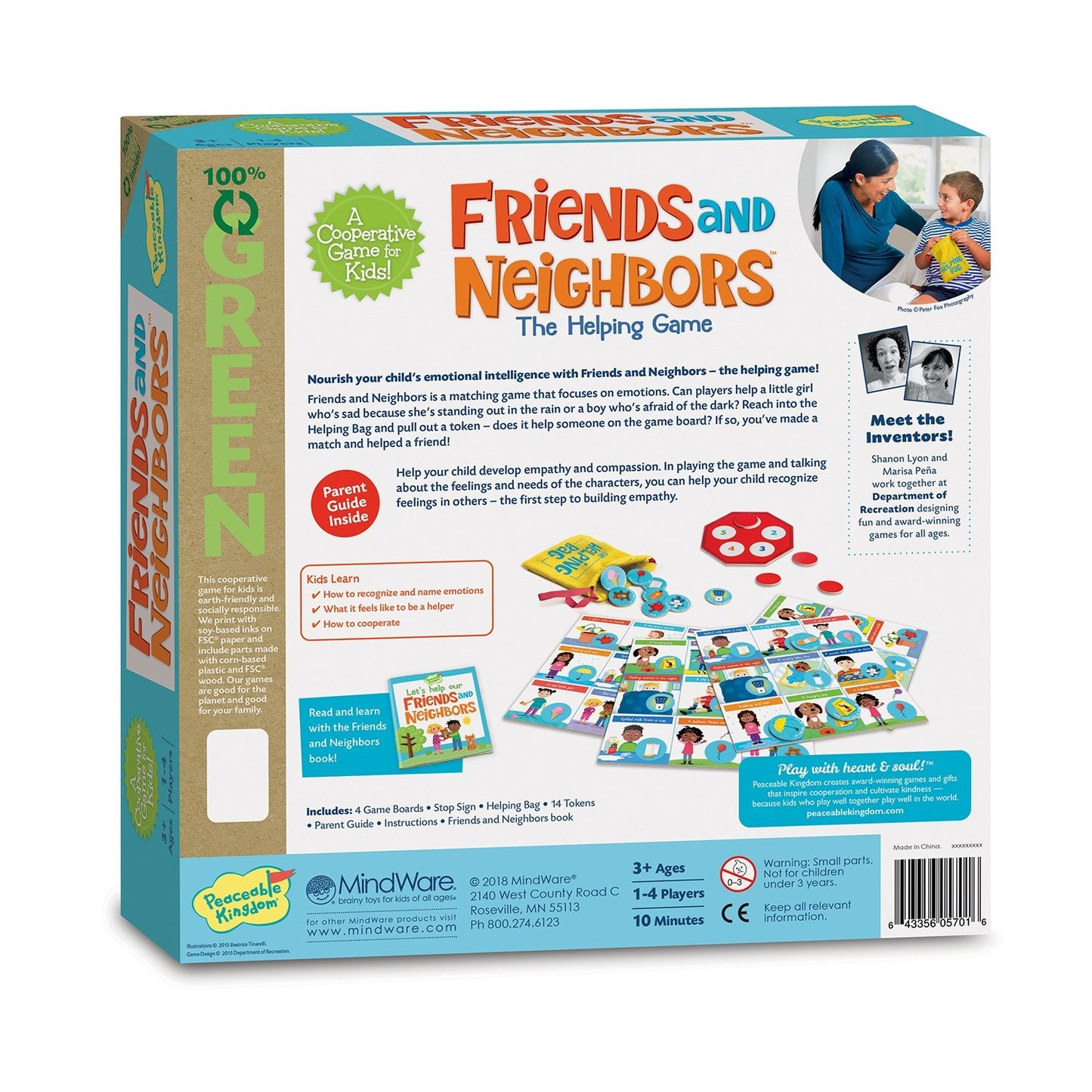 Peaceable Kingdom Friends and Neighbors: The Helping Game for Kids