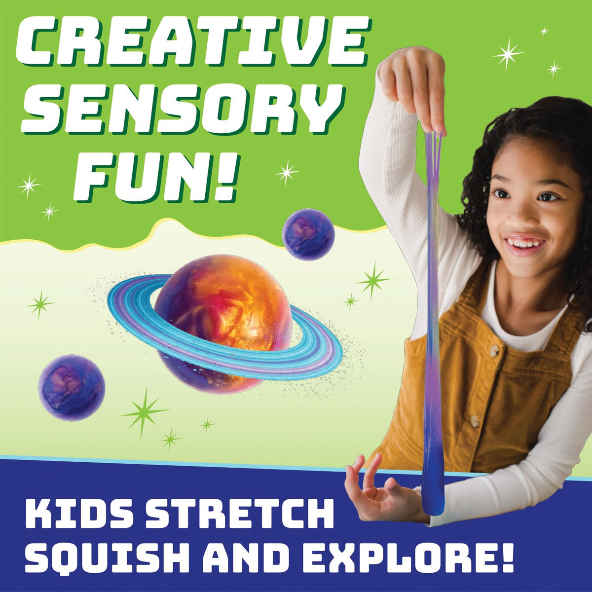 Peaceable Kingdom Galactic Slime Balls – 28 Mess-Free Party Favors for Kids
