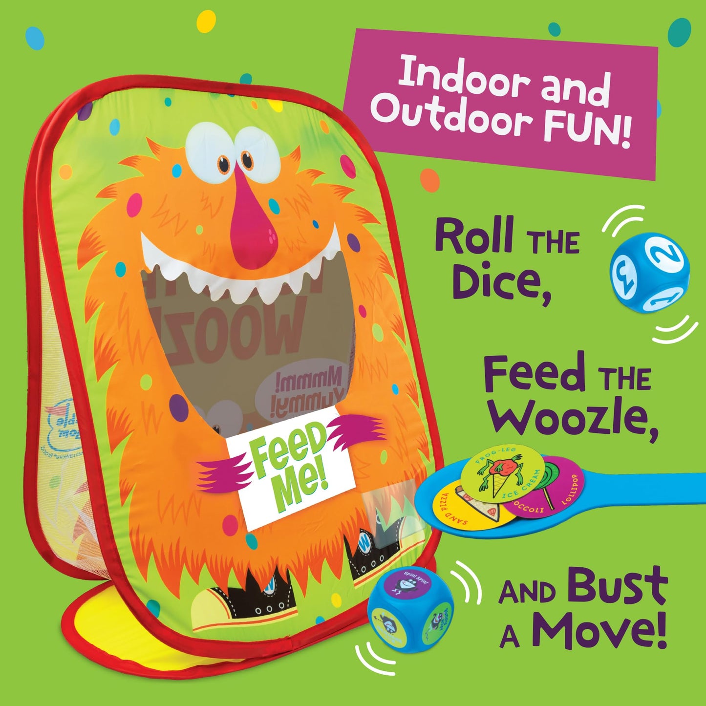 Peaceable Kingdom Giant Feed The Woozle Cooperative Game – Ages 3+