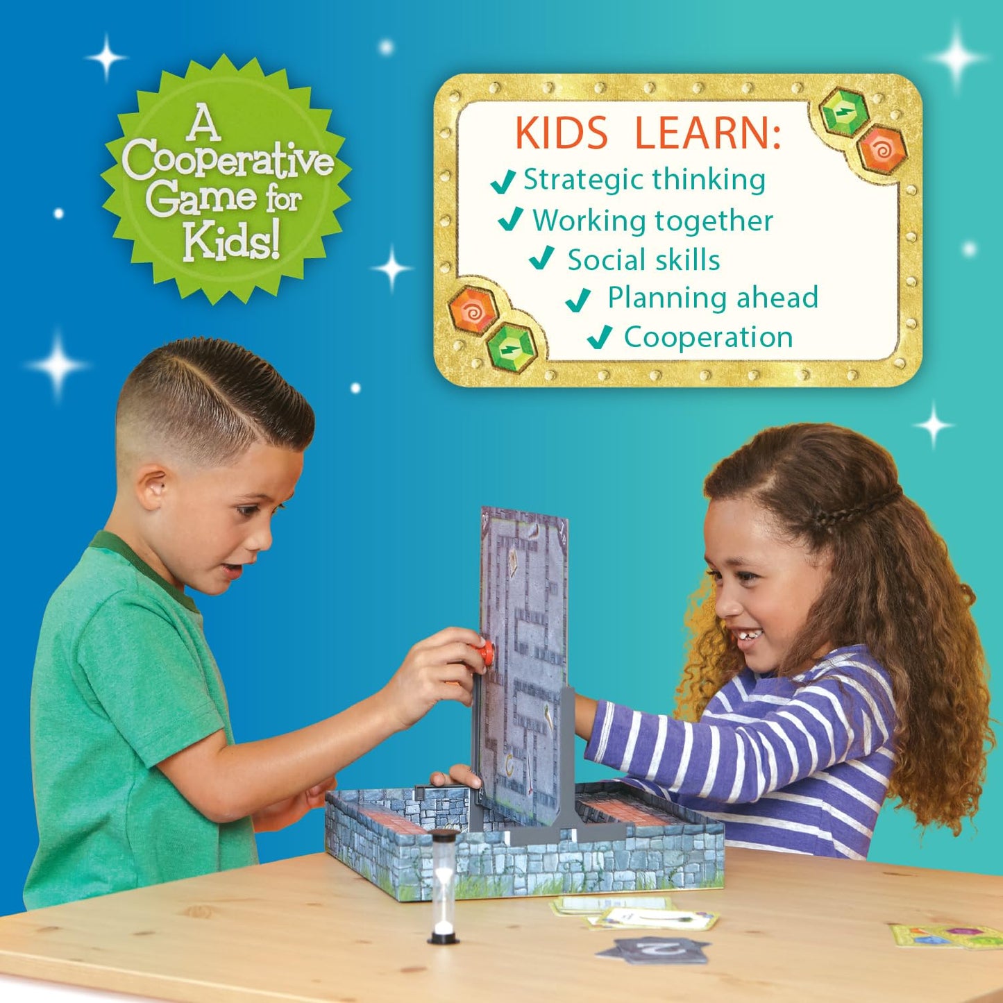Peaceable Kingdom Gnomes at Night — Cooperative Maze Game (Ages 6+)