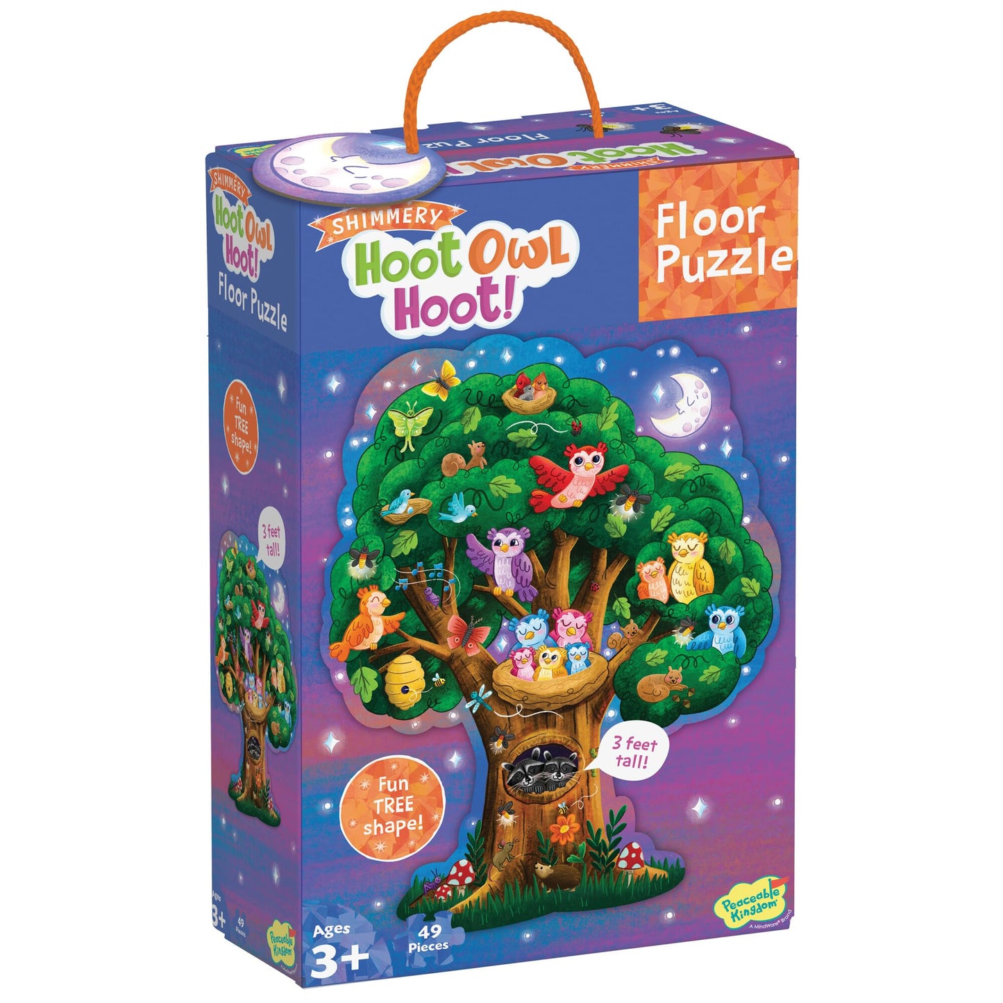 Peaceable Kingdom Hoot Owl Floor Puzzle – Giant Floor Puzzle for Kids Ages 5+ & Classrooms