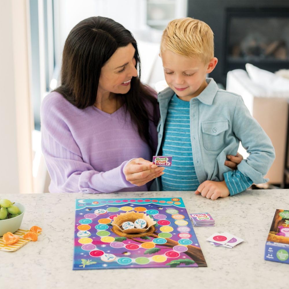 Peaceable Kingdom Hoot Owl Hoot - Cooperative Matching Game for Kids