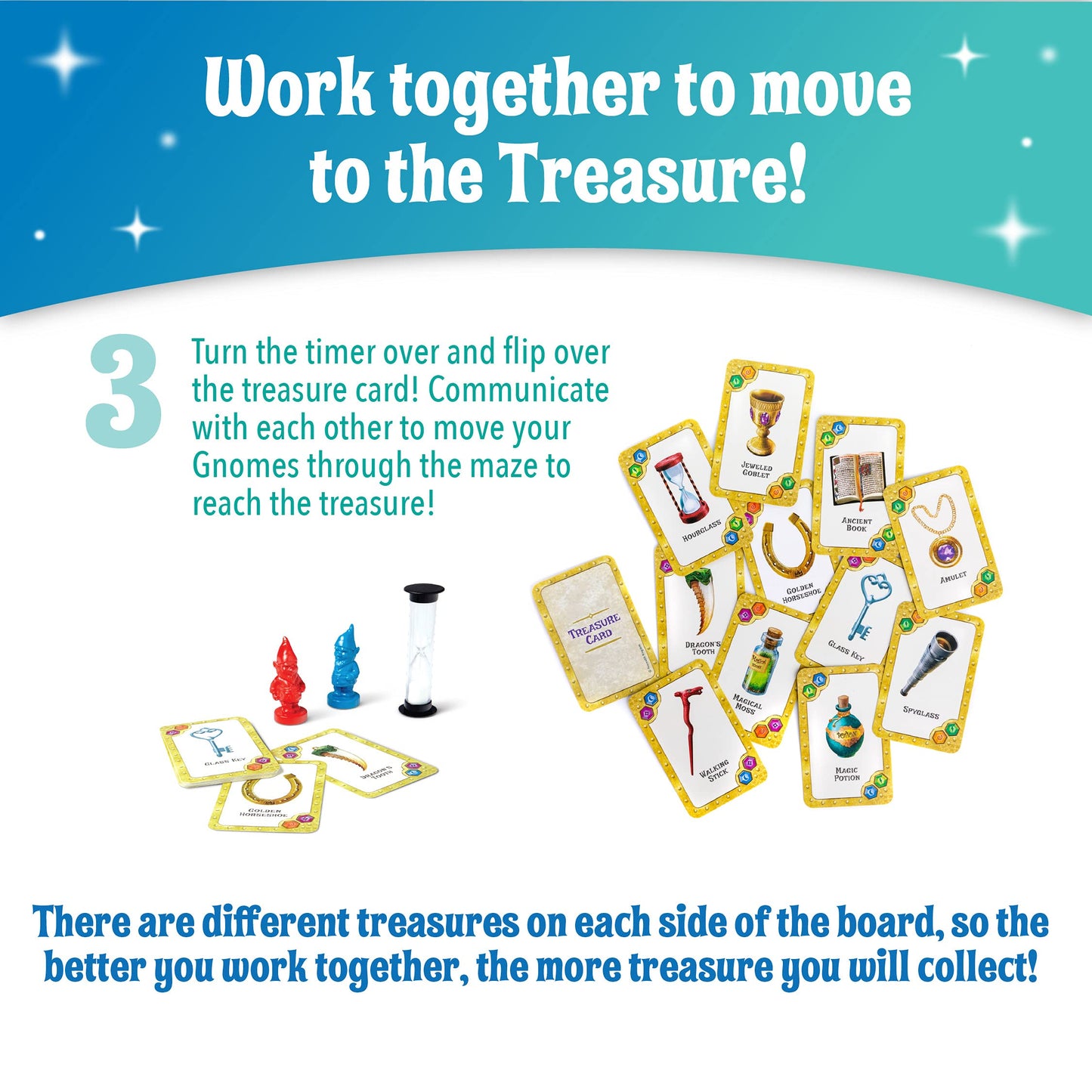 Peaceable Kingdom Gnomes at Night — Cooperative Maze Game (Ages 6+)